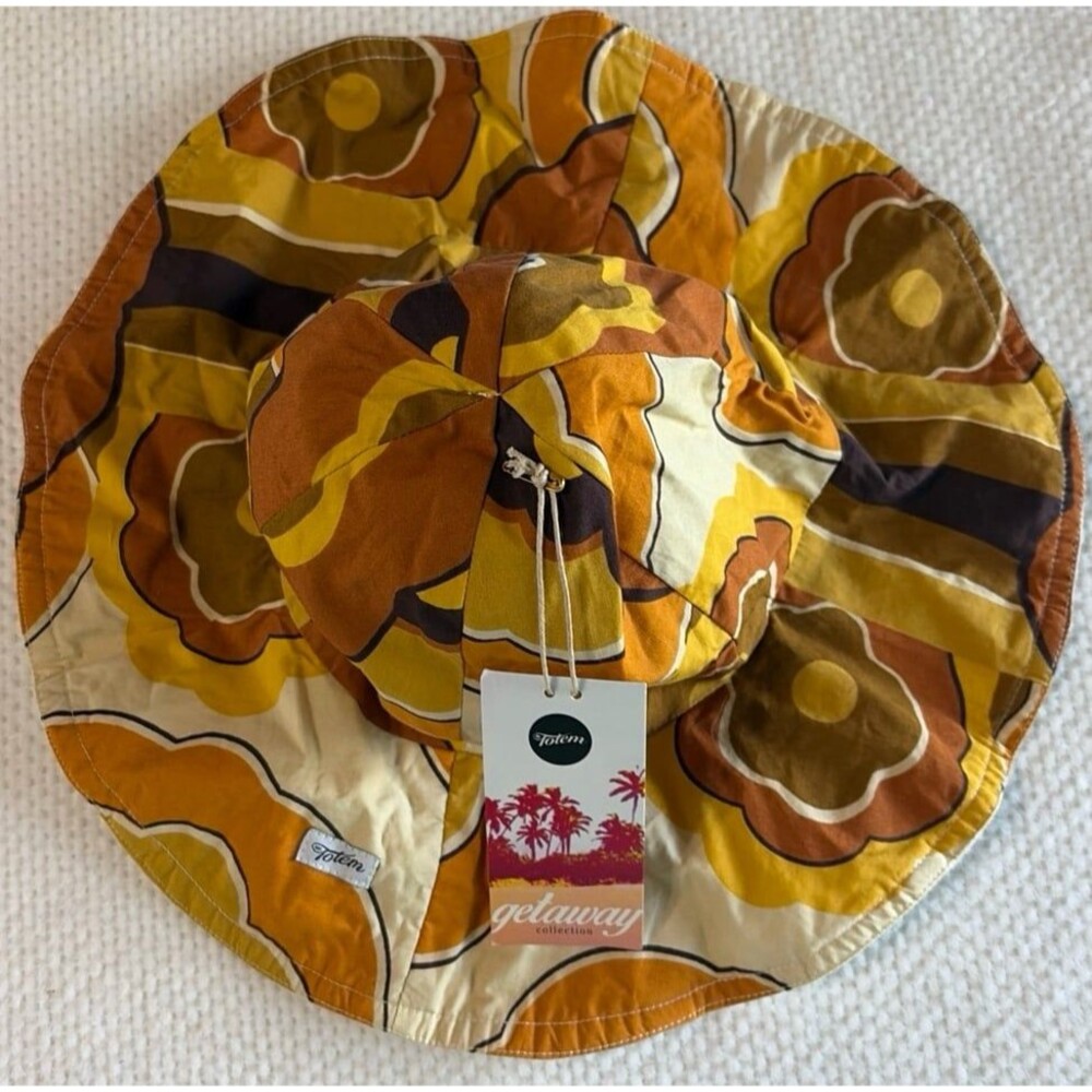 Totem Getaway Collection Wide Brim Sun Hat - NWT